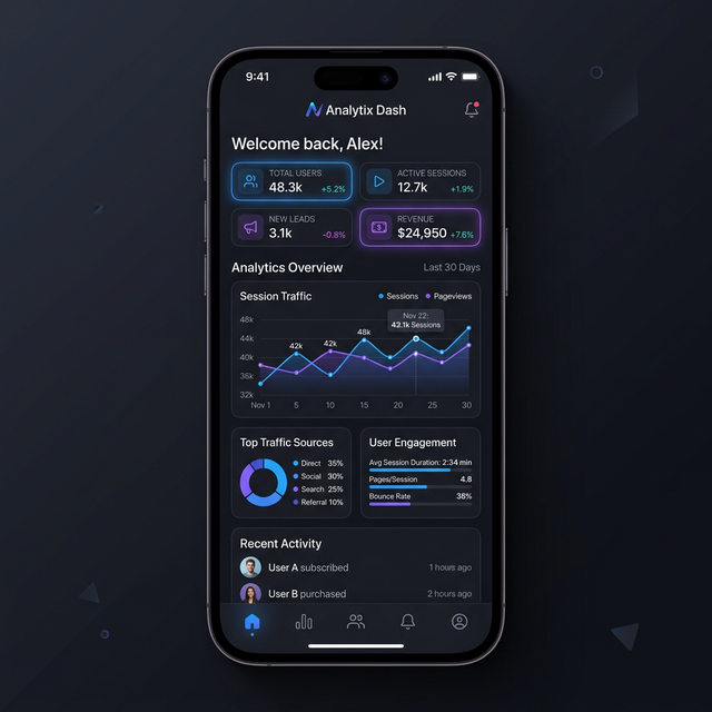 Dashboard Analytics Pro